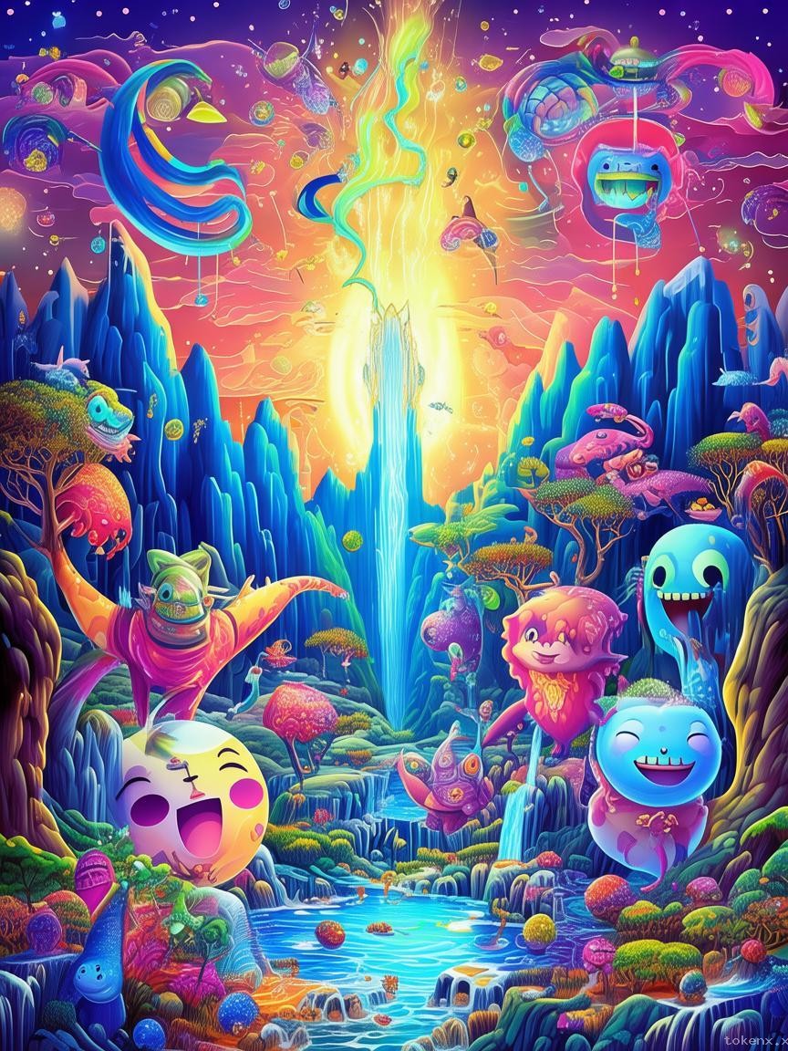蛋仔派对奇遇记：AI重塑山海经，抽象收集乐无边🎉